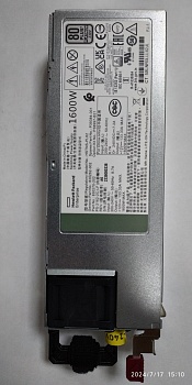 Блок питания 1600Вт HPE P38997-B21 (Flex Slot / 80 PLUS PLATINUM / Активный PFC / 40мм / HotPlug / O
