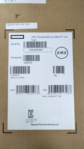 Корпус HPE PE Primera 600 2U 24-disk SFF Drive Enclosure N9Z50A