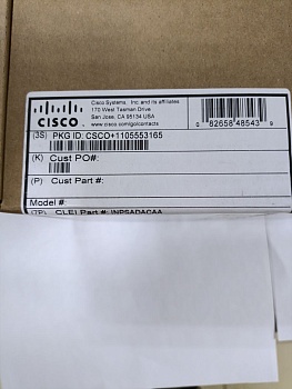 Блок питания 350Вт Cisco PWR-C1-350WAC-P AC 80+ platinum Config 1 