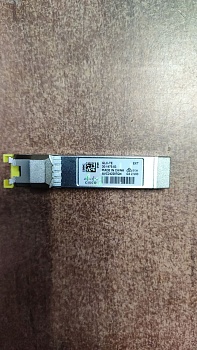 Трансивер оптический Cisco GLC-TE, Ethernet 1000Base-T, SFP, RJ-45, 1 Гбит/с, 0.1 км