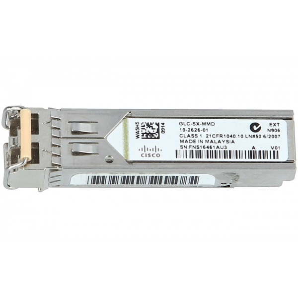 top view Трансивер Cisco GLC-SX-MMD 1000BASE-SX SFP transceivermodule, MMF, 850nm, DOM