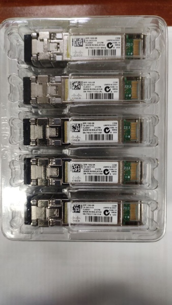 Трансивер Cisco 10GBASE-SR SFP Module
